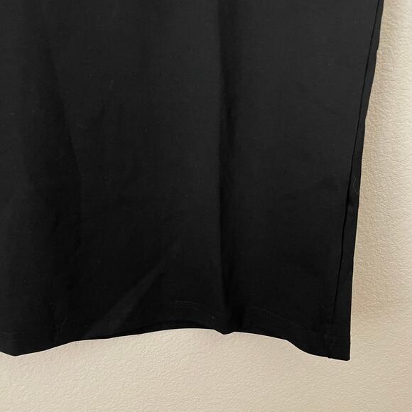 Loewe Shirt Mens Medium Black Embroidered Logo T-Shirt Midweight Cotton Designer - Picture 7 of 12